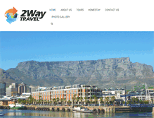 Tablet Screenshot of 2waytravel.com